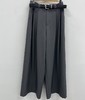 （无皮带）NC压褶阔腿裤（灰）夏季 152540130321 商品缩略图0