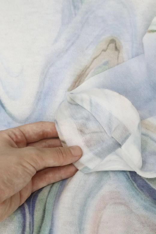 LPIUTY品牌直发！梵高星空·天丝羊毛晕染艺术短袖 B010117 商品图12