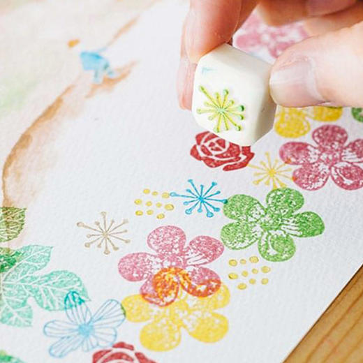 旗牌和风手帐印台全29色 商品图1