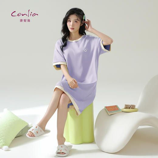 康妮雅女式短袖睡裙 521622263 商品图3