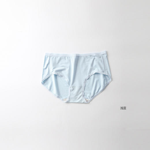 【60支桑蚕丝】日系内裤新款a类女莫代尔内裤透气中腰7A袋三角裤 商品图5