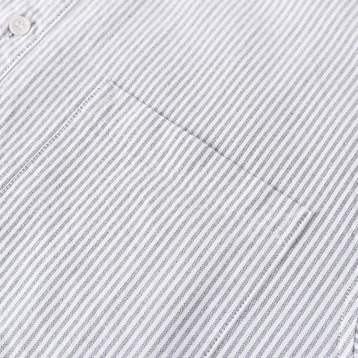 GXG男装【条纹撞色】25夏季翻领贴袋通勤纯棉休闲男式短袖衬衫K&C 商品图11