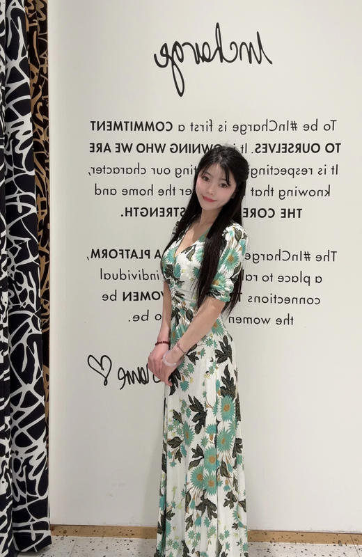 628-3 DVF双面穿连衣裙  瓜穿L 商品图3