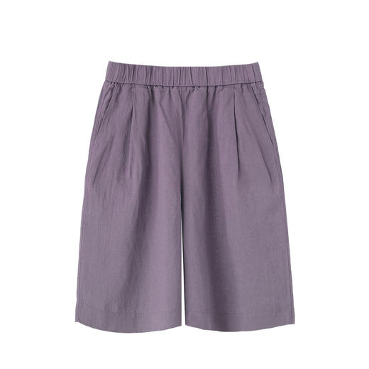 【莱赛尔﹢麻】显瘦百慕大天丝亚麻休闲五分裤薄款 商品图7