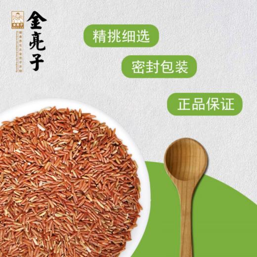 金亮子·红香米600g  精选优质红香米 颗粒饱满均匀 色泽天然红润 商品图2