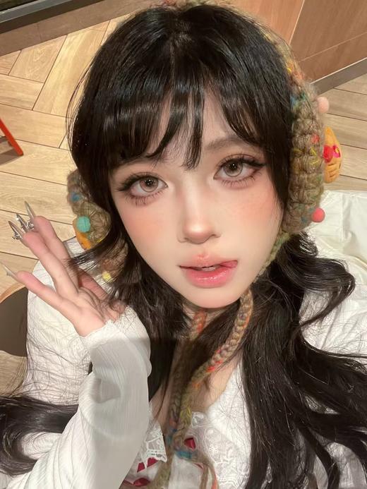 【半年抛大直径】Melokatie-香槟泡沫 棕-14.5mm【半年抛 0-800度 无525/575】 商品图2