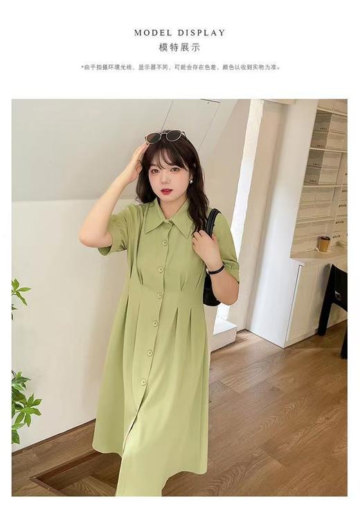 【诗铭洛可】XCA0018连衣裙复古文艺裙垂感短袖裙B3-1 商品图3