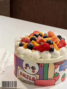 【招牌鲜果乳脂蛋糕】（插排随机）