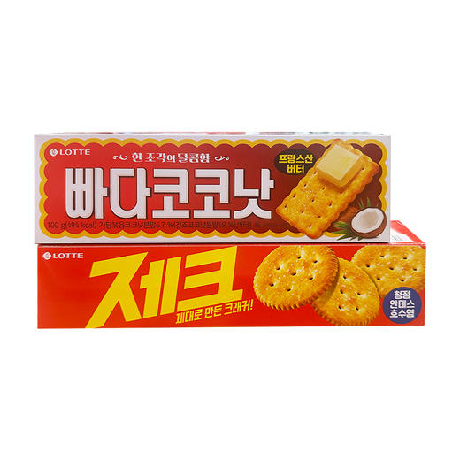 韩国进口乐天杰克|椰奶饼干100g 商品图5