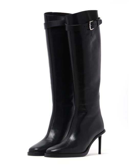 女款带扣细节高跟靴 商品图0