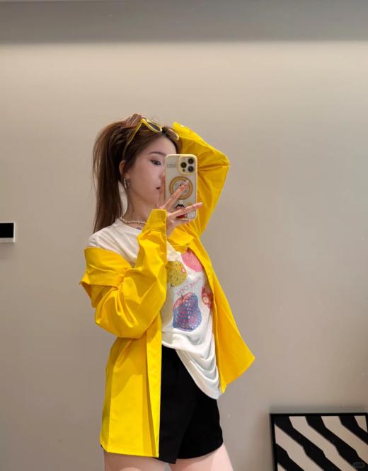 <曾小咸推荐>  水果印花罩衫长袖T 日常119/件 活动价89.99/件！！ 商品图4