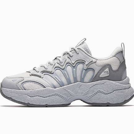 安踏2025新款陨石3厚底增高复古老爹鞋休闲鞋男112538851