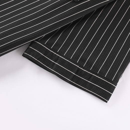 GXG男装25夏季经典条纹舒适百搭通勤休闲男式翻领短袖衬衫K&C 商品图13