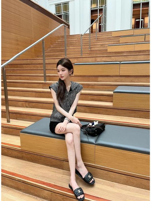 香奈儿25SS菱格书包扣拖鞋（HC） 商品图13