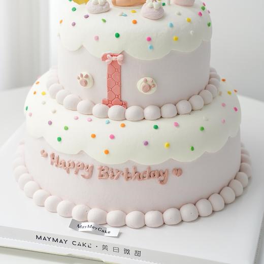 双层|粉龙女宝宝蛋糕【B5067】 商品图3