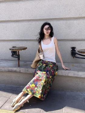 LPIUTY品牌直发！步步生花~短袖半裙套装 C1225057