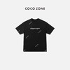 COCO ZONE 夏季时尚纯色圆领绣花T恤上衣 23C29315 商品缩略图0