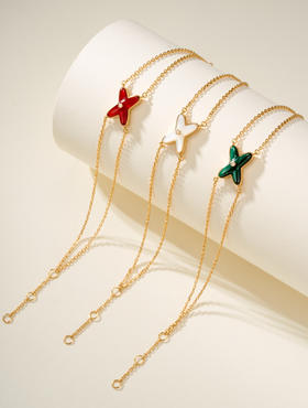 高端尚美玫瑰金手链