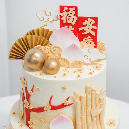 双层|福寿安康蛋糕【B4223】 商品图2