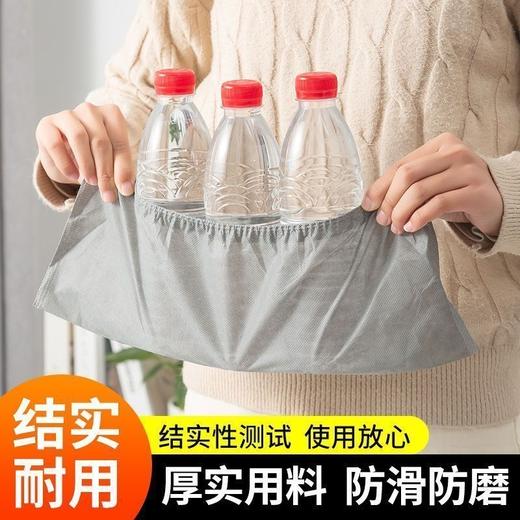 100只一次性灰色无纺布鞋套 加厚高质量透气防尘防滑500g 商品图1