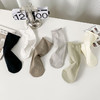 【小卷边袜】春夏袜休闲中棉质长筒袜防臭吸汗棉质双针薄款透气女袜 商品缩略图2
