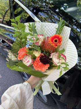 自然系混搭花束