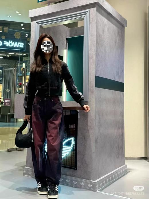 宋雨琦同款 三叶草弯刀牛仔裤 商品图5