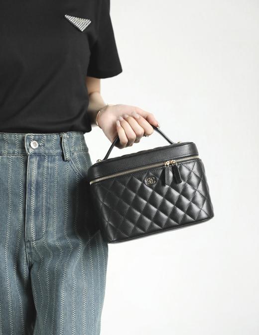 全新到货 香奈儿25S隐藏款 手提洗漱化妆包黑色（MDL） 商品图3