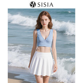 sisia新款绝美分体泳衣女款纯欲高级感性感辣妹风泡温泉度假泳装