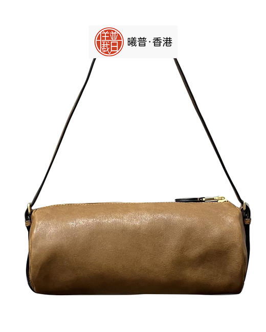 女款做旧小羊皮Nappa笔筒包017 商品图1