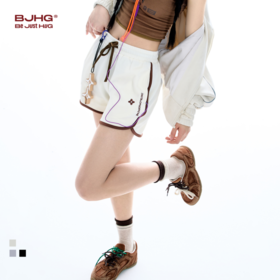 BJHG不计后果美式运动短裤女夏季2025新款爆款休闲跑步健身瑜伽裤