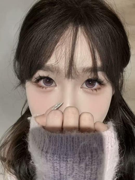 【半年抛大直径】Melokatie-失约晚霞 紫-14.5mm【半年抛 0-800度 无525/575】 商品图4