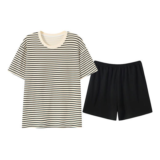 康妮雅女式短袖短裤套头套装 商品图7