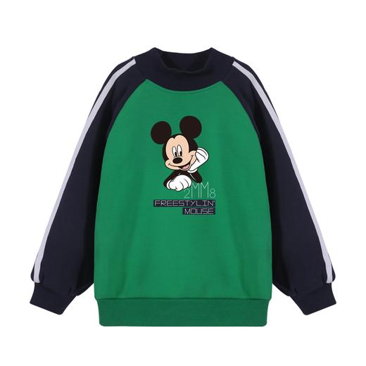 迪士尼男童加绒卫衣一体绒儿童上衣冬季2023新款大童保暖衣帅气潮 商品图4