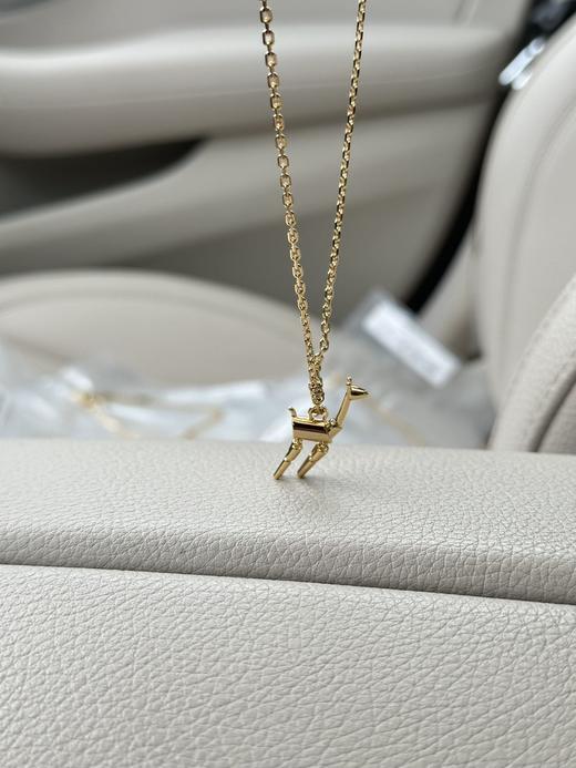 数量有限！100条！意大利回流，正品订单，lp项链！包装芯片可以nfc!!!LP 纯原纯原纯原 铜镀金小鹿项链 商品图2