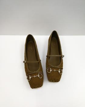 女款Horsebit芭蕾平底鞋012