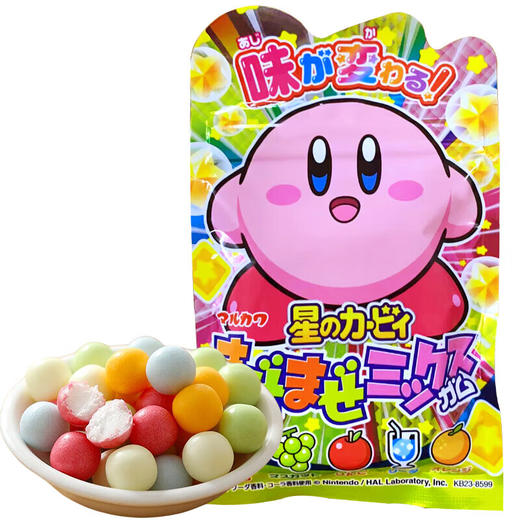 丸川星之卡比什锦口香糖47g/064505 五种口味随心搭配 商品图0