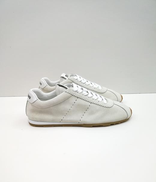 女款Plume绒面皮革运动鞋017 商品图0