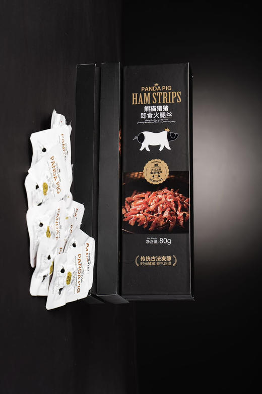 熊猫猪猪黑金款火腿丝 商品图0