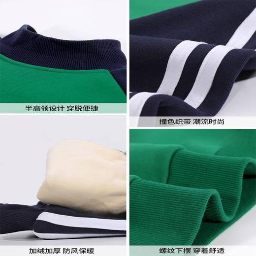 迪士尼男童加绒卫衣一体绒儿童上衣冬季2023新款大童保暖衣帅气潮 商品图3