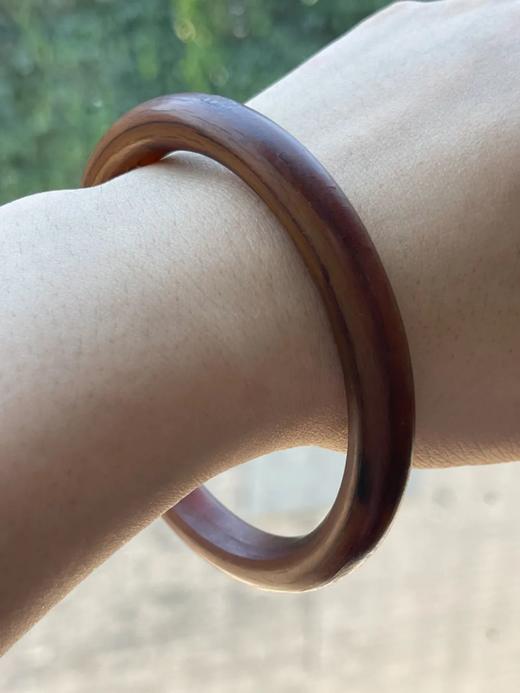 天然牛角琢磨圆条手镯，顺丰包邮 商品图12