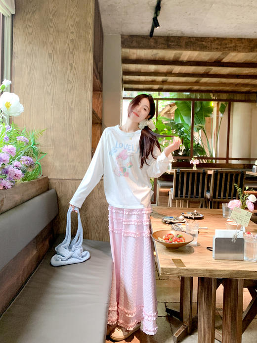 【189元任选2件】最后一波现货！粉色格子半身裙 商品图6