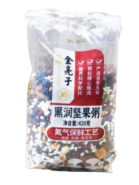 金亮子·黑润坚果粥420g  坚果与谷物搭配 富含蛋白质与膳食纤维
