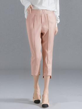 【诗铭洛可】0507星空粉高弹七八分修身裤A10-3