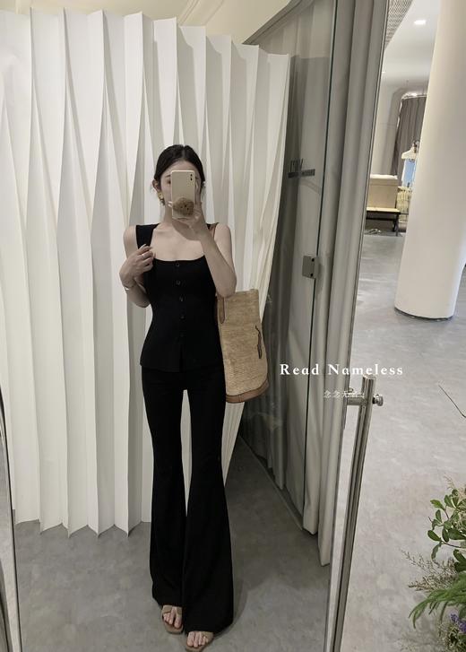 Read Nameless /瘦瘦纱线黑色坎甲背心 2025/6/30 商品图6