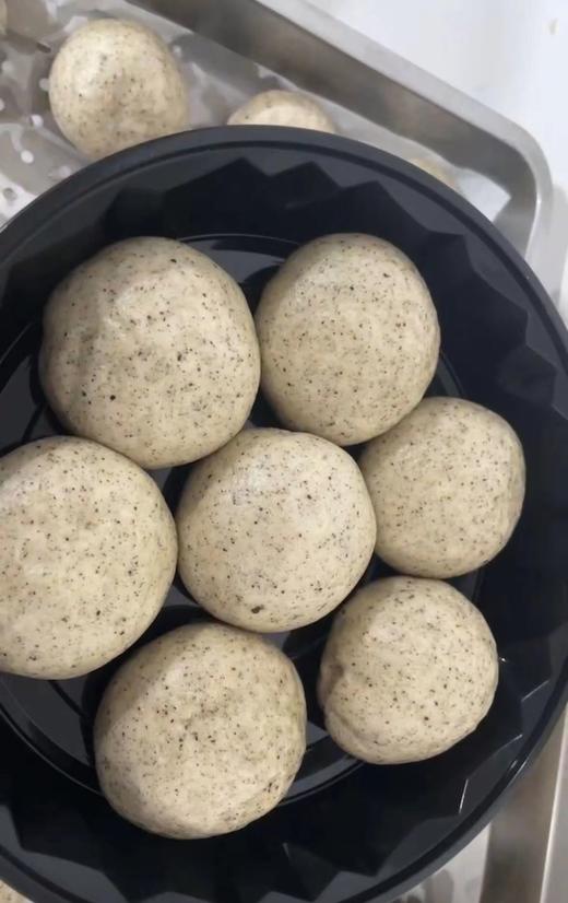 周三取货：【黑芝麻紫米包】一盒350克（7个）无糖低油，紫米爆浆。 商品图5