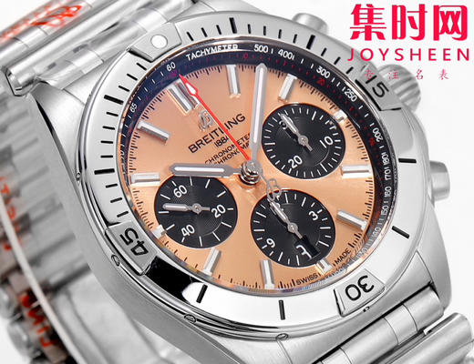 新品-百年灵 BLS机械计时系列 男士腕表 子弹链钢带 商品图4