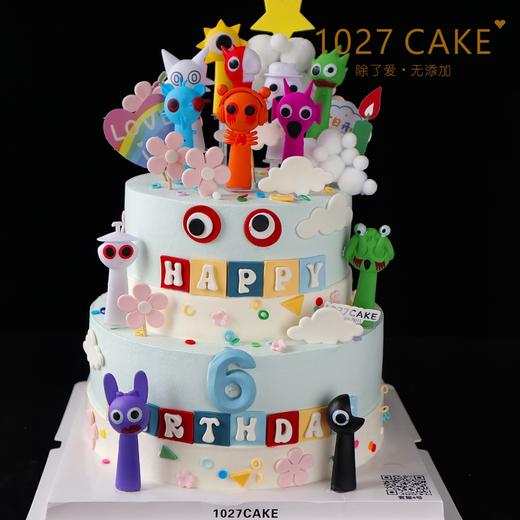 1027CAKE | 双层  节奏盒子蛋糕 商品图0