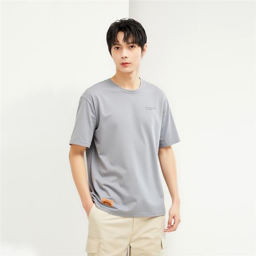 佐丹奴男装25年新款蔚蓝经典系列纯棉T恤衫01095209 商品图14