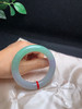 620357，54春彩圆条手镯。半圈绿底，局部带些紫，清新干净有特色 商品缩略图5